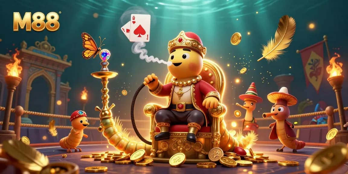 M88 engages players in a dynamic sports betting arena, showcasing thrilling action and winning potential.