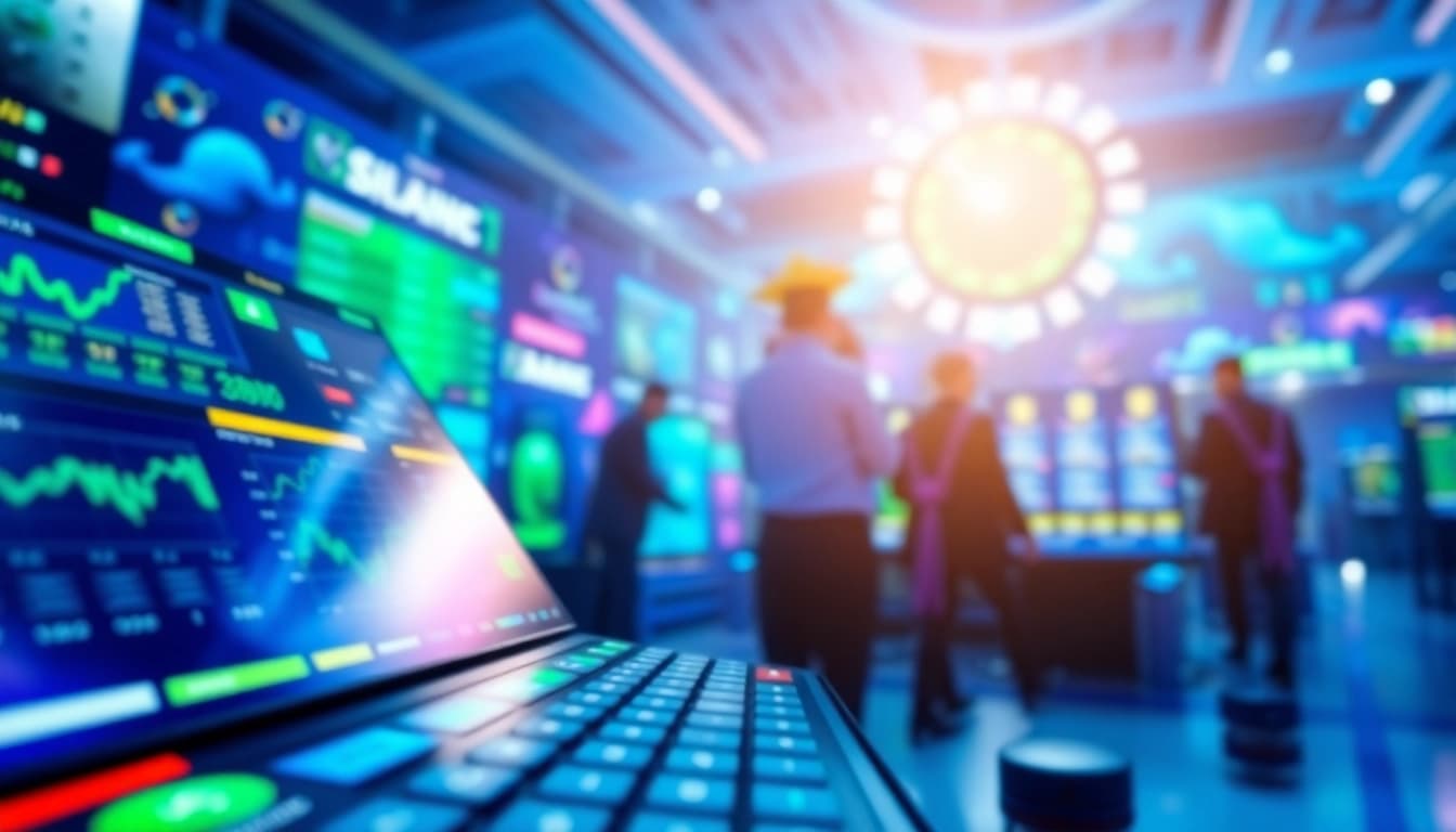 Menampilkan antarmuka suletoto2 yang interaktif dan menarik dalam suasana digital yang cerah.