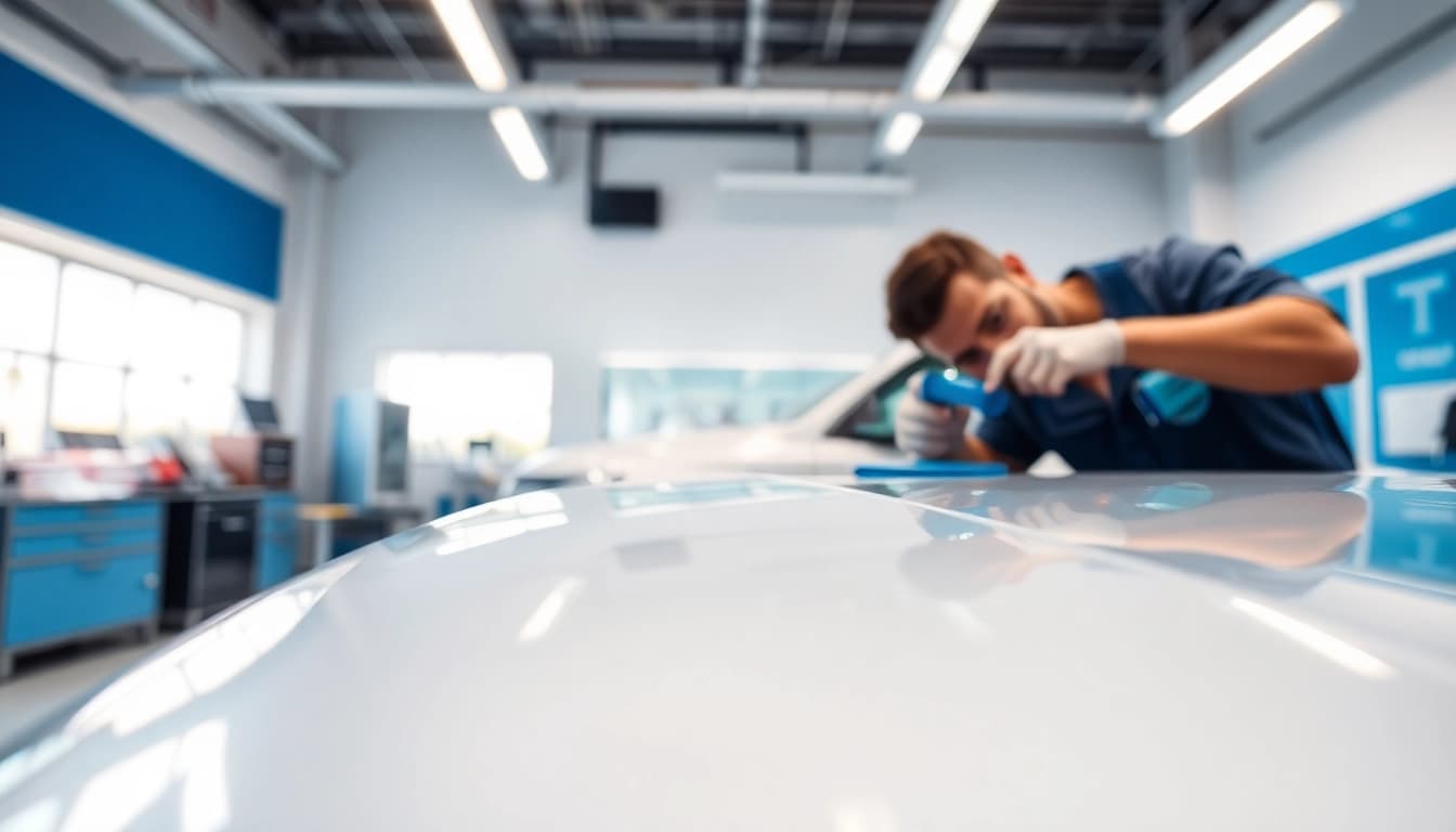Experience the best car detailing Chattanooga TN with a professional detailer and sparkling vehicle.