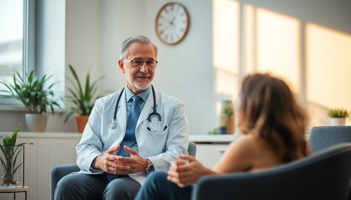 Dr. Gregor Kowal psychiatrist India providing professional consultation in a serene office.