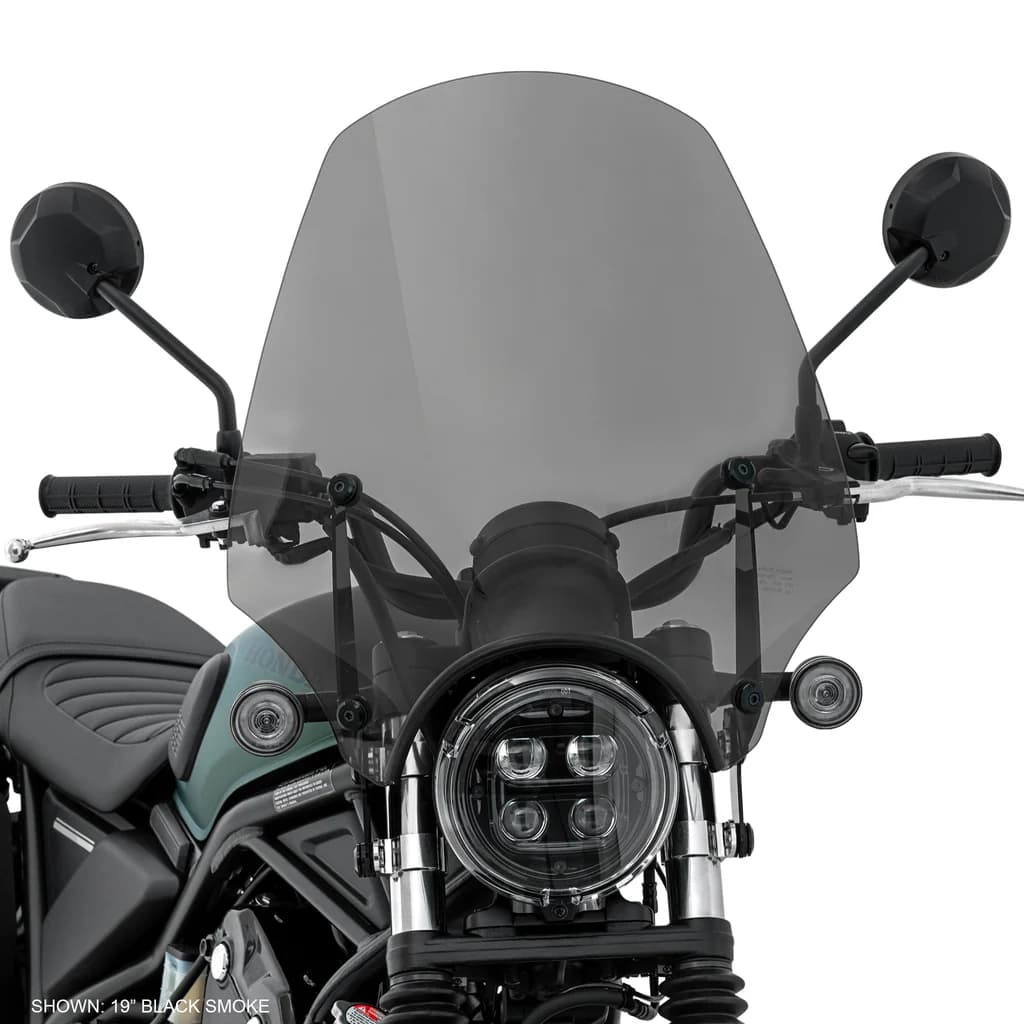 Windshield for Motorcycle Riders Who Value Style and Safety
