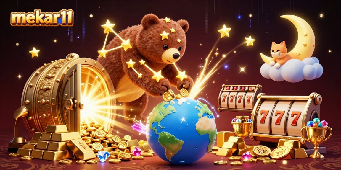 Experience winning strategies in the dynamic world of mekar11 with captivating 3D casino imagery.
