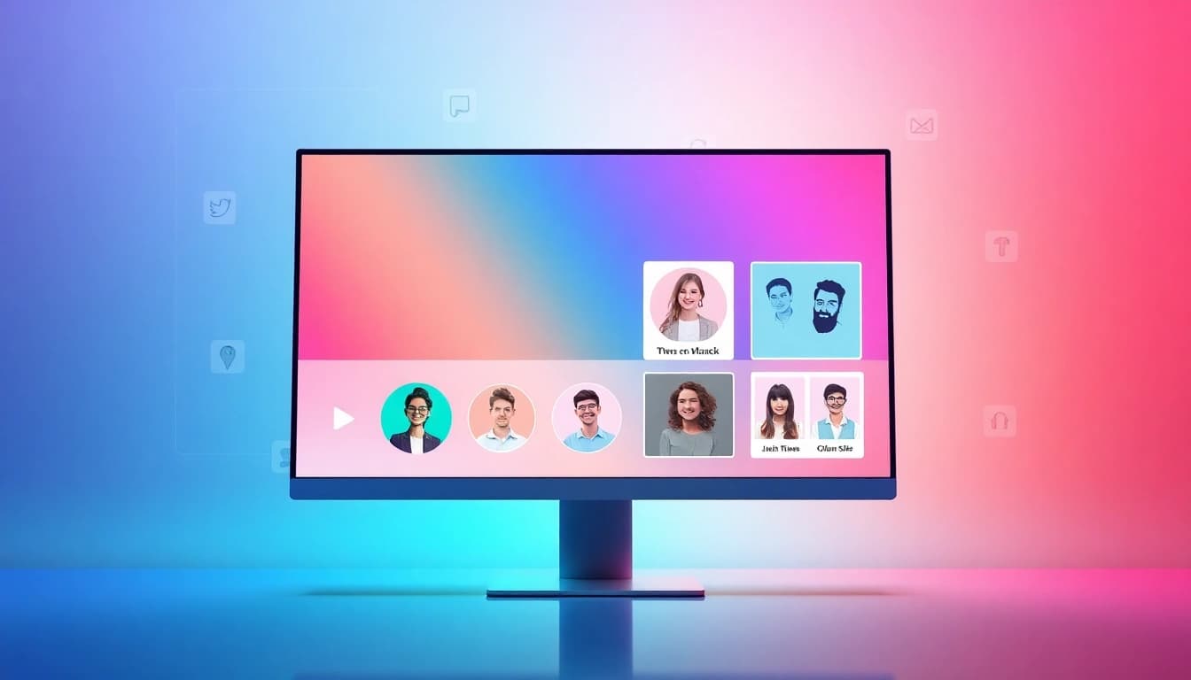 Profile pic maker interface showcasing diverse styles for vibrant profile pictures.