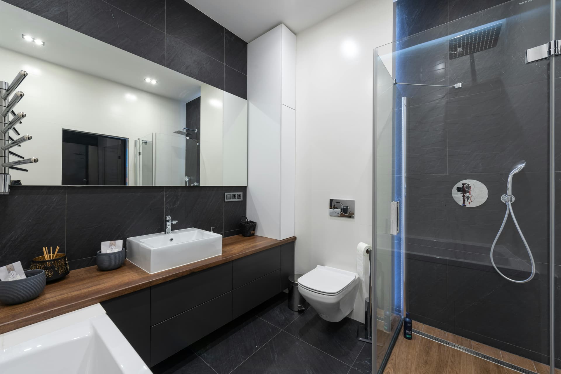 Black Shower Door Solutions for Chic Bathroom Designs