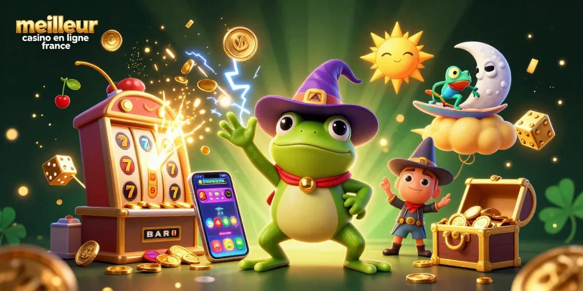 Jouer sur le meilleur casino en ligne France avec des animations vibrantes et des effets de lumière captivants.