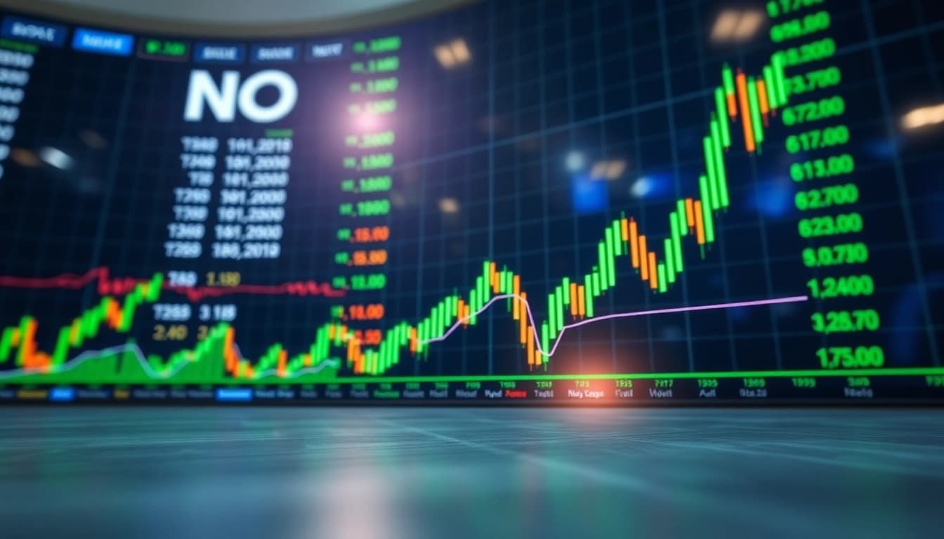 Track NOC stock price with detailed financial charts and market trends displayed.