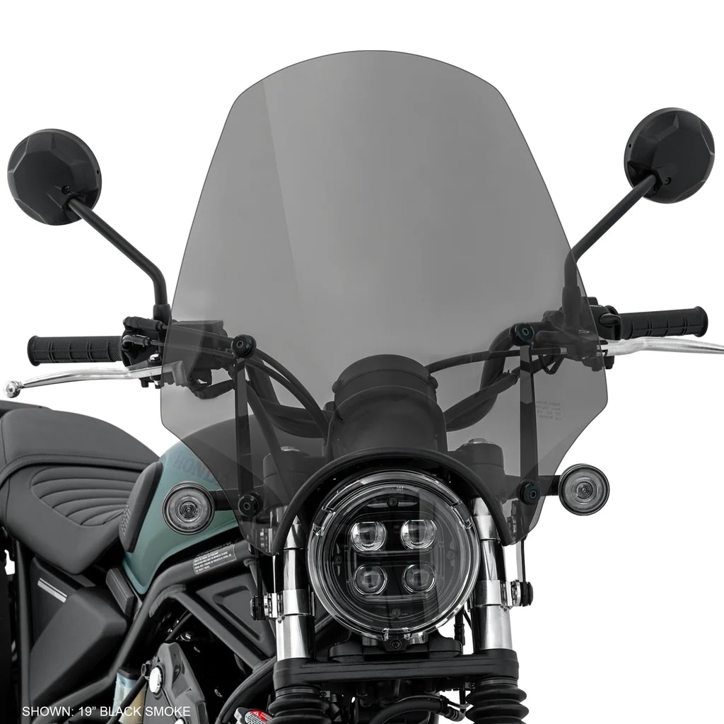 Windshield for Motorcycle Riders Who Value Style and Safety