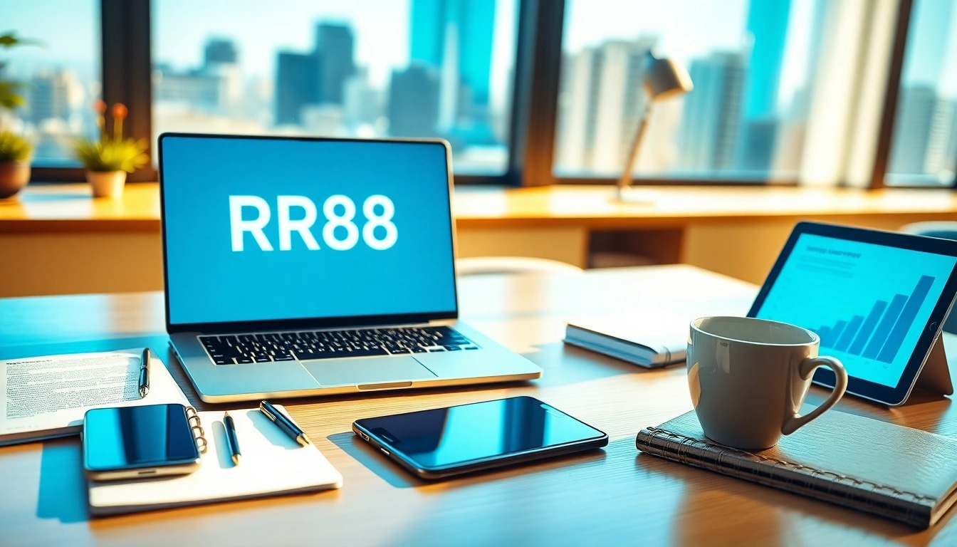 Engaging RR88 digital workspace showcasing productivity tools and strategies.