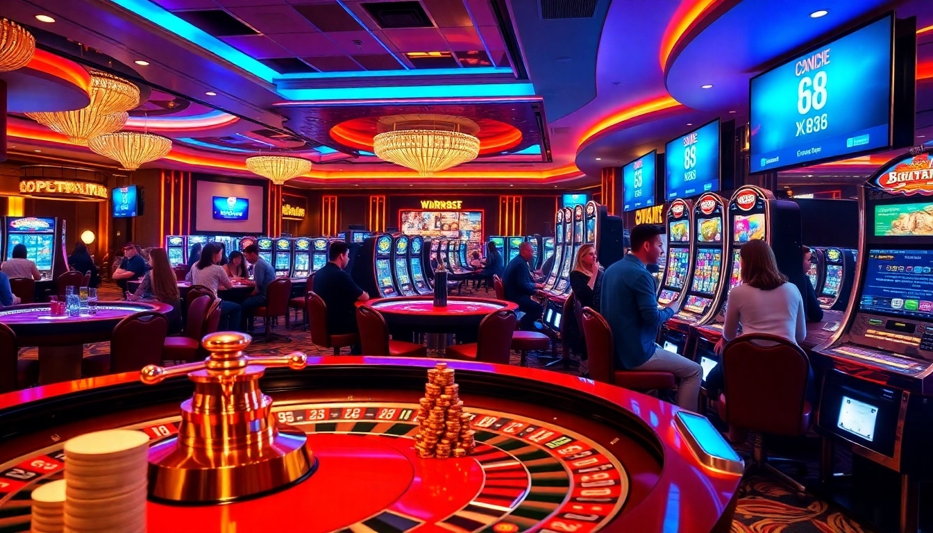 Experience thrilling gameplay at https://xx88.pizza/ with a vibrant casino atmosphere and engaging slot machines.