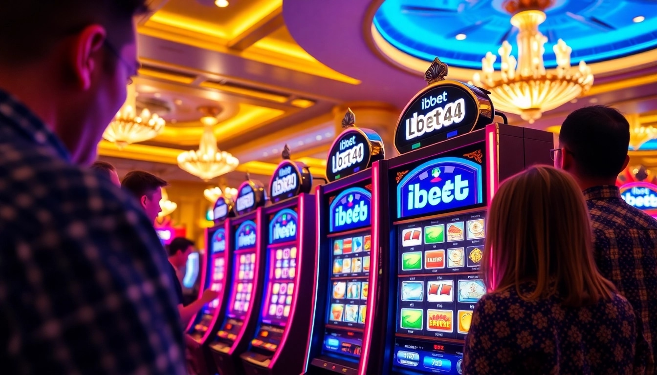 Menangkan pengalaman ibet44 slot dengan mesin slot yang cemerlang di kasino.