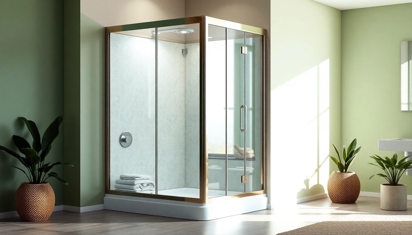 Erleben Sie eine stilvolle duschkabine 80x80 eckeinstieg in einem modernen Badezimmer mit eleganten Details.