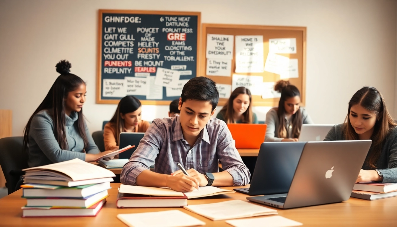 Pay someone to take GRE for me with students studying together in a bright and inviting environment.