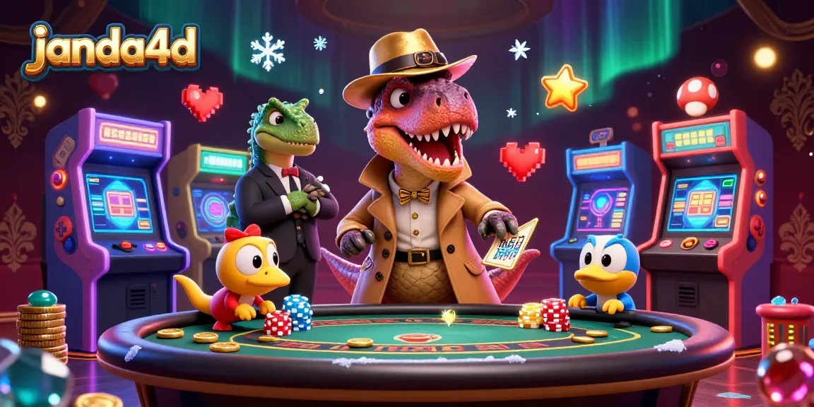 JANDA4D menghadirkan momen seru di meja blackjack dengan karakter unik dalam kasino digital.