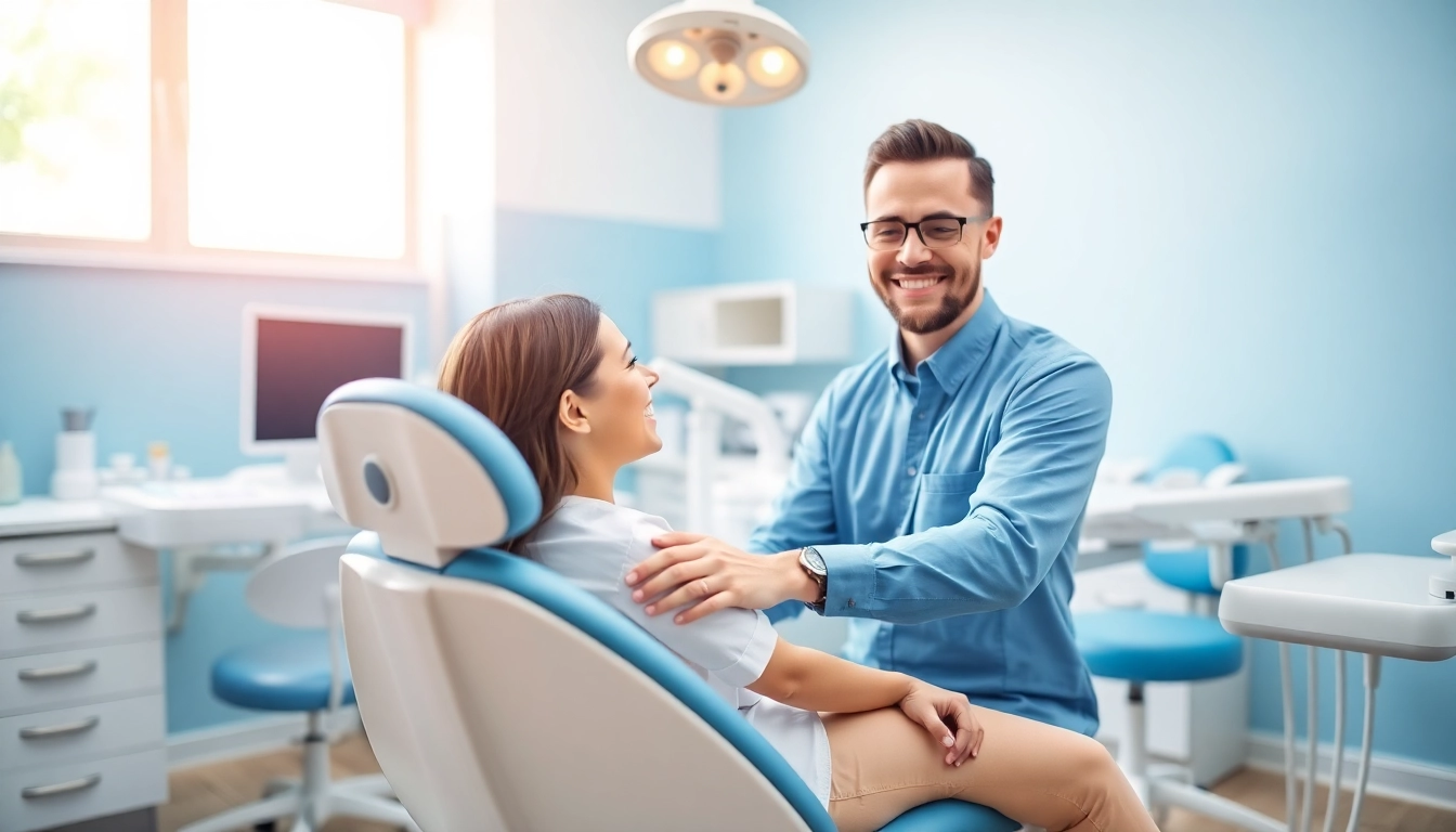 Dentist near Frankfort IL providing personalized care in a welcoming clinic setting.