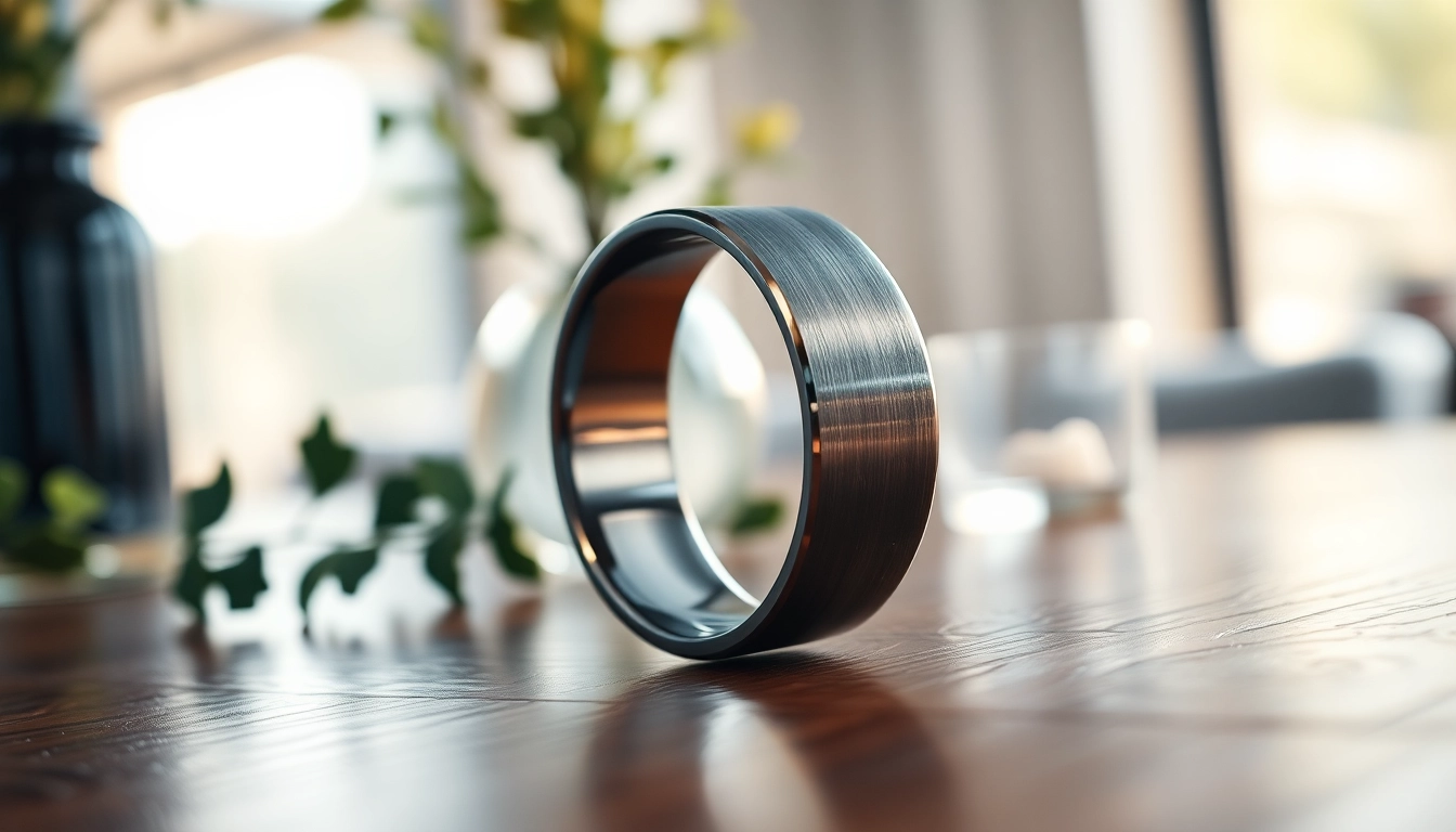 Stylish Gunmetal Wedding Bands for Men: A Perfect Choice for Modern Grooms