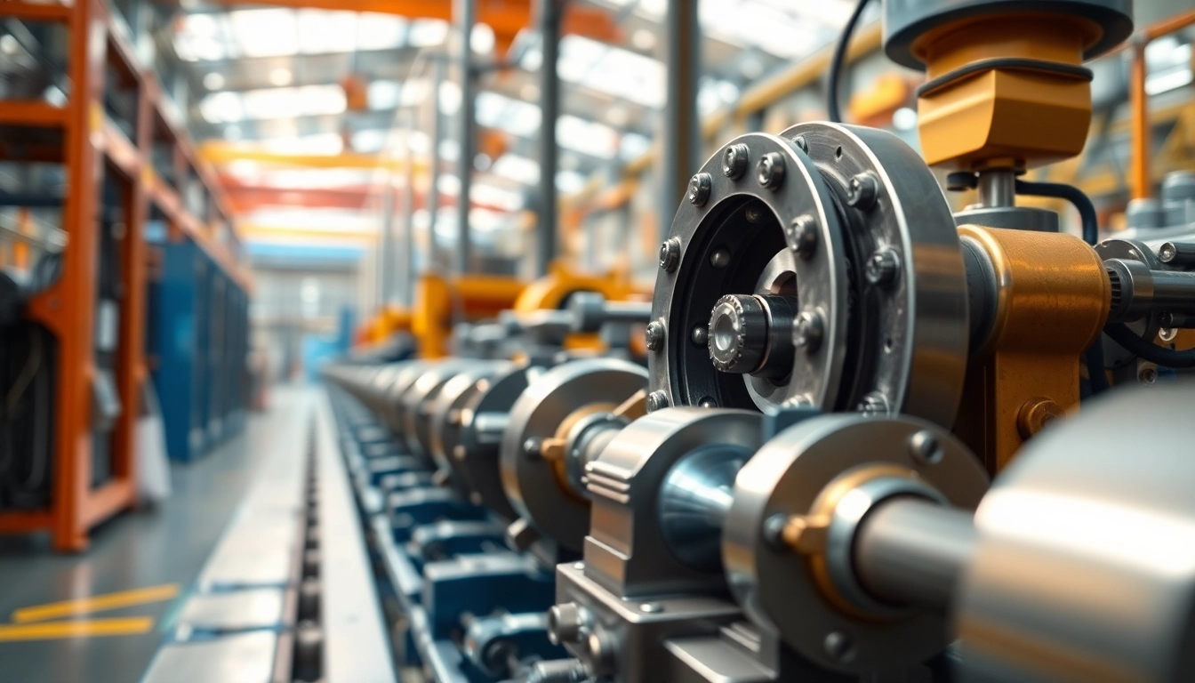 Technische Animation zeigt komplexe Maschinenbewegungen in lebhaftem industriellen Umfeld.