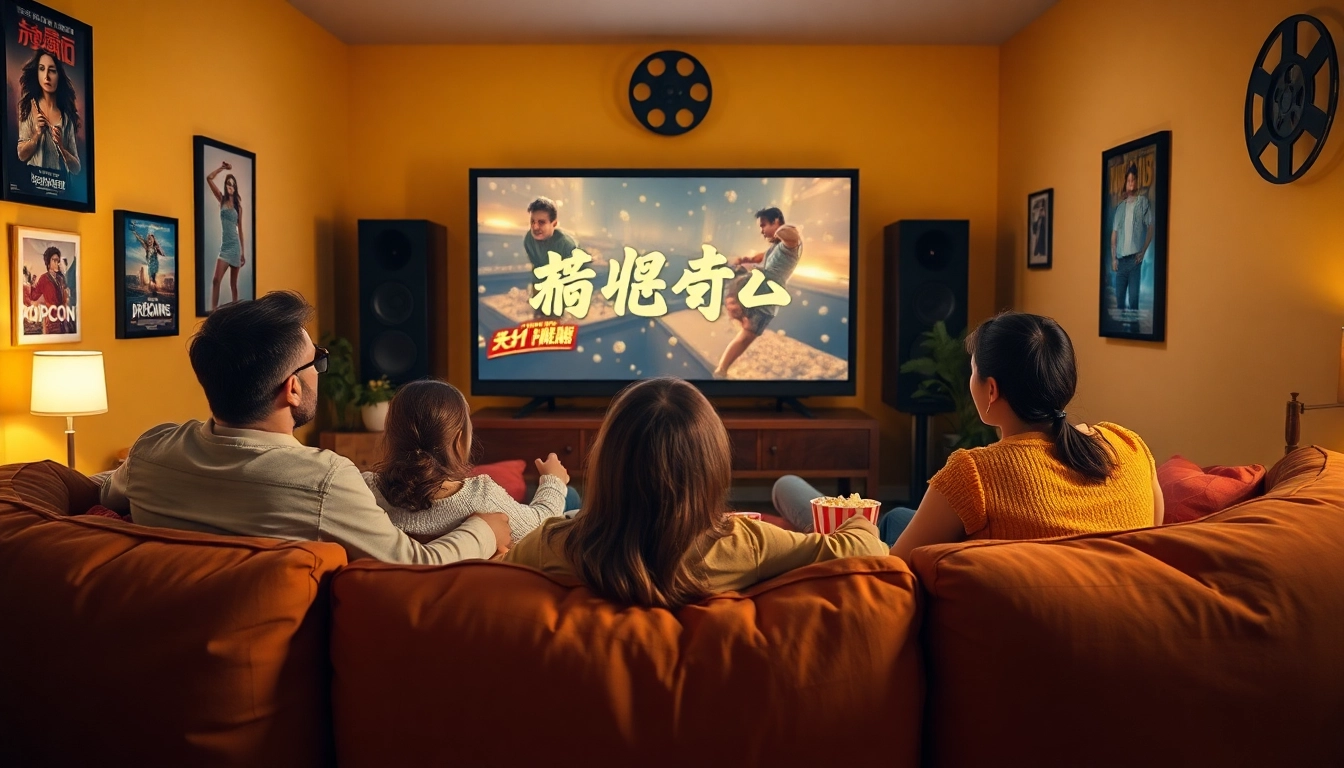 สนุกกับการดูหนังในคืนภาพยนตร์ที่อบอุ่นกับครอบครัว