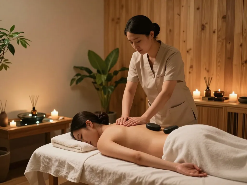 Experience a soothing 천안스웨디시 massage in a serene spa setting with an expert therapist.
