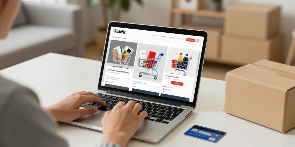 Online shopping scene showcasing what investors need to know this for making informed purchases, featured products on e-commerce platform.