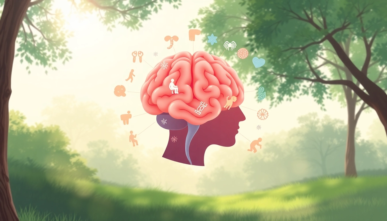 Memahami Hubungan Pikiran dan penyakit melalui gambar ilustrasi sehat.