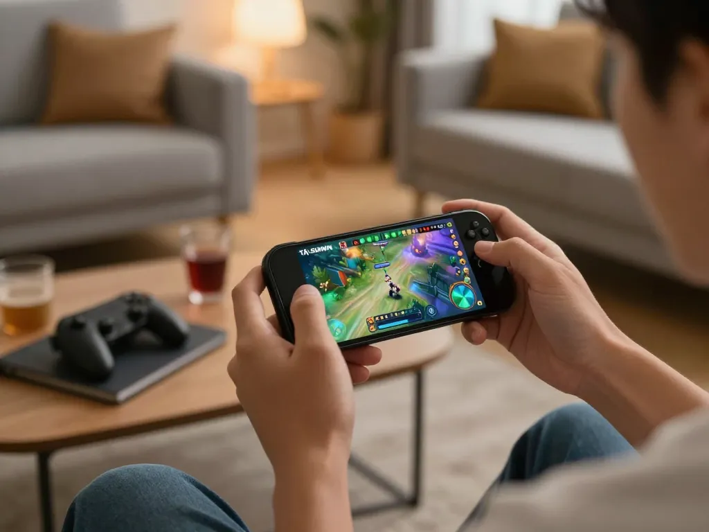 TẢI SUNWIN for seamless online gaming experience on smartphone, showcasing vibrant game interface.