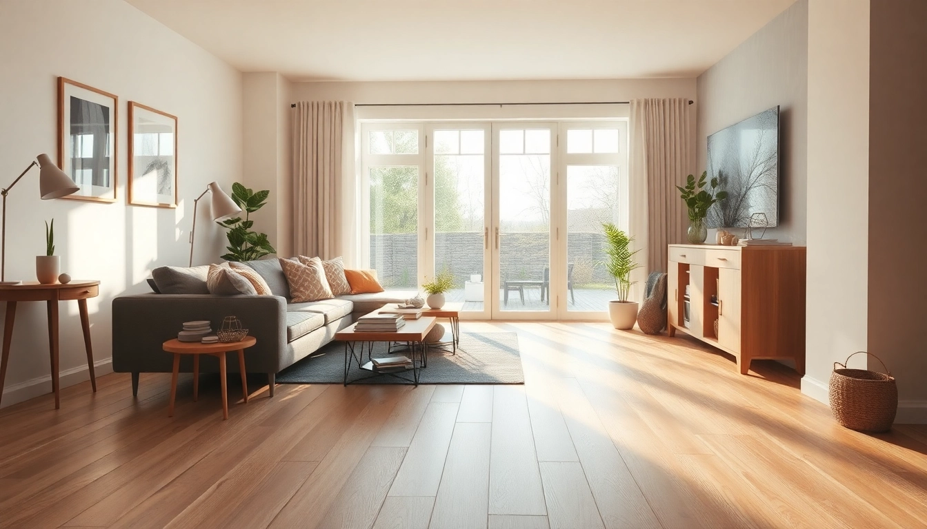 Explore blonde oak vinyl flooring near me in a cozy home setting with inviting decor.