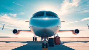 Experience luxury with https://flymarquis.com private jet on a tarmac, ready for your next adventure.