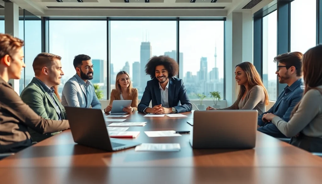 Engaging discussion at https://solarxmedia.com's professional business meeting