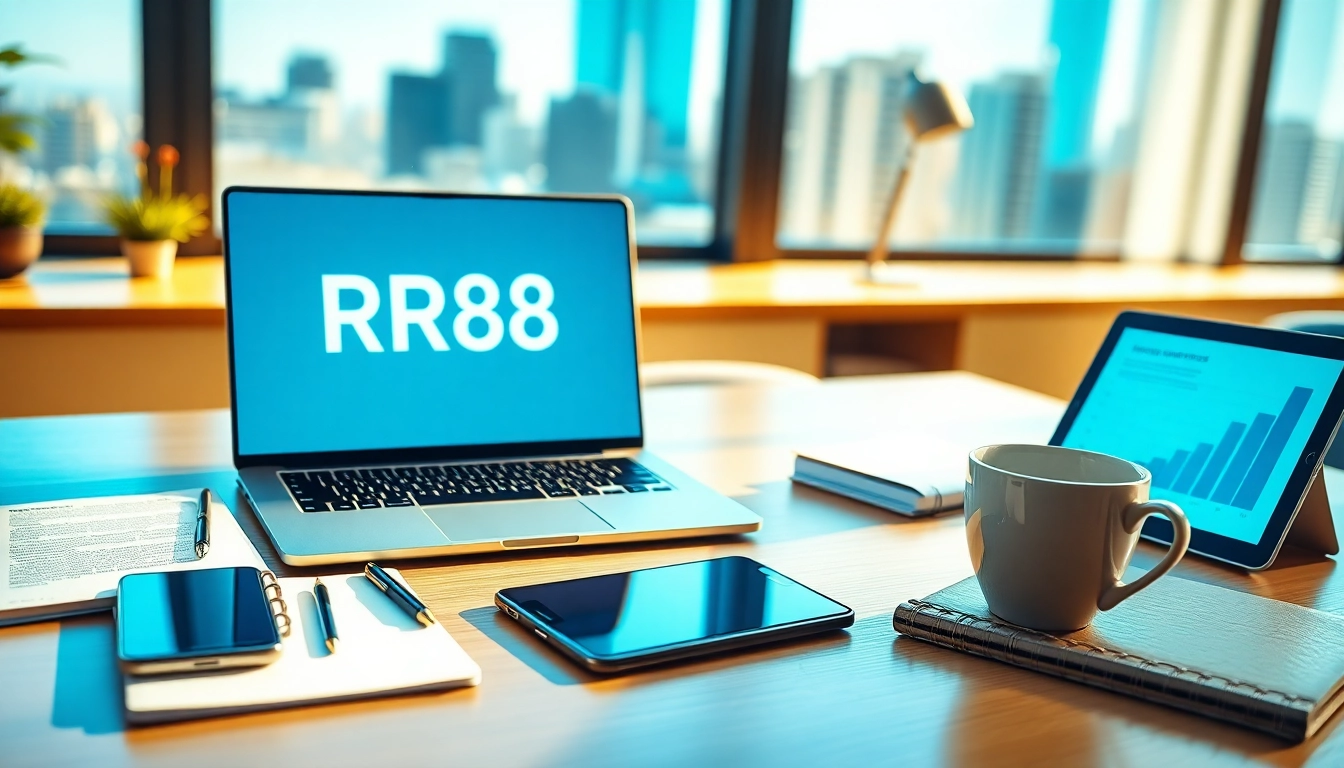 Engaging RR88 digital workspace showcasing productivity tools and strategies.