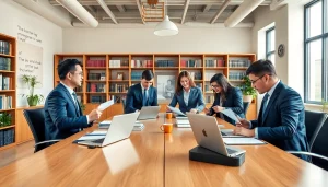 Engaging attorneys at https://www.expertlawattorneys.com collaborating in a modern office setting.