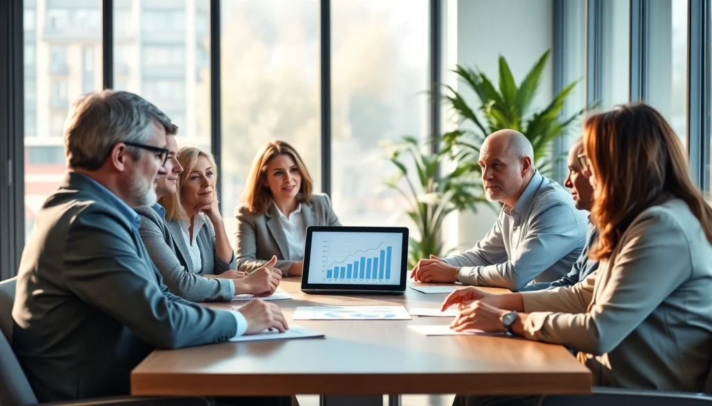 Enhancing retirement planning for business owners San Antonio through professional collaboration in an inspirational office.