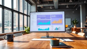 Engage with https://www.benchbot.ai showcasing AI testing metrics on a modern workspace screen.
