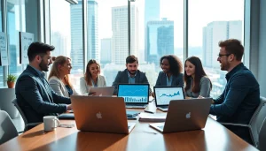 Creatieve samenwerking van het team van https://www.stofnodig.nl in een moderne kantooromgeving