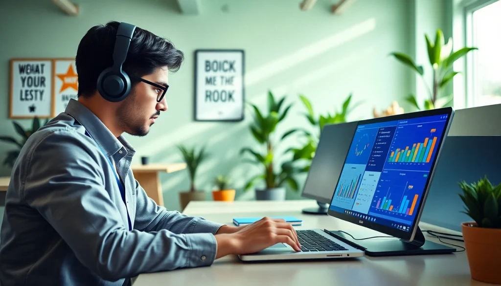 Enhance your social strategy with insights from https://boost-social-media.com in a lively workspace.