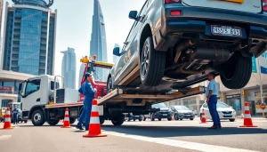 Provide roadside assistance for vehicle emergencies with https://trtrecoveryuae.com in Dubai's bustling streets.