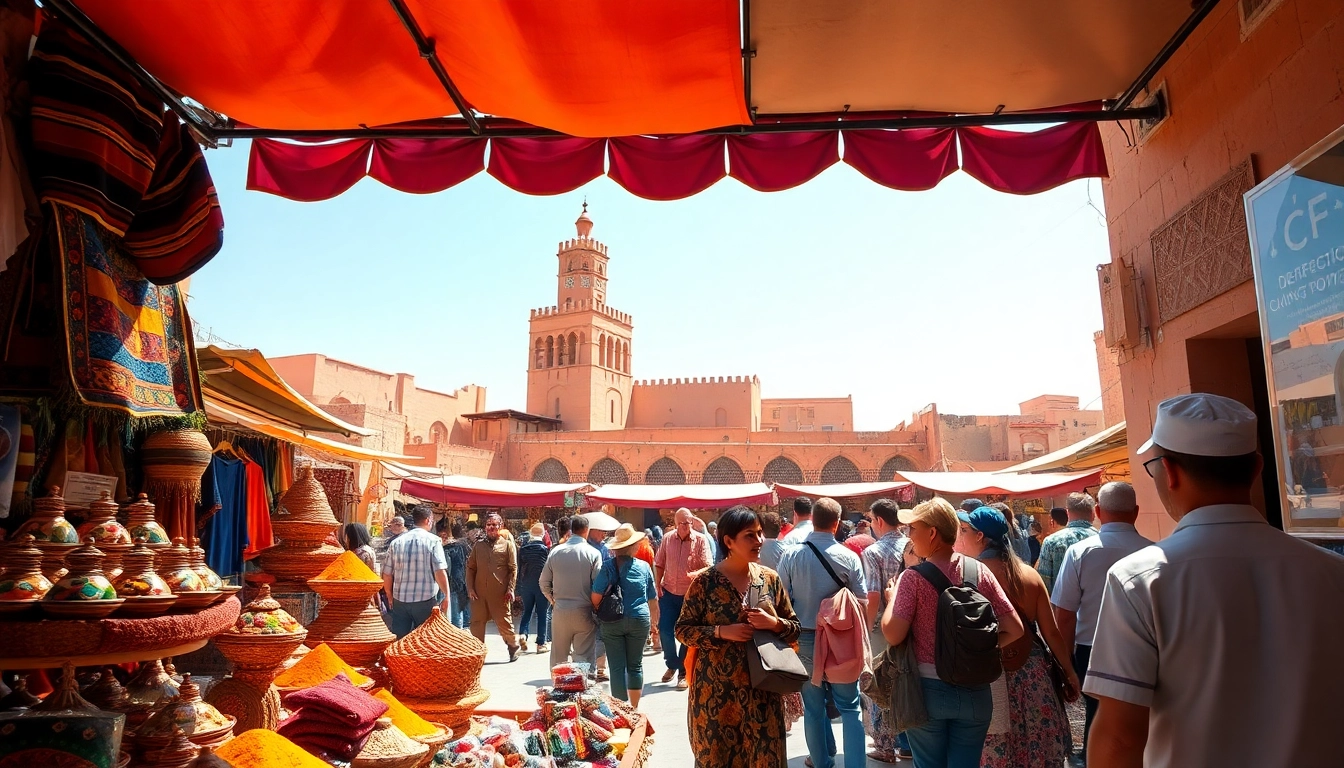 Immerse in morocco travel through vibrant Marrakech souks filled with spices and crafts.