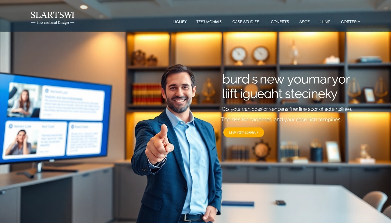 Engaging visual of a professional law firm website design featuring testimonials at https://www.lawfirmswebsitedesign.com