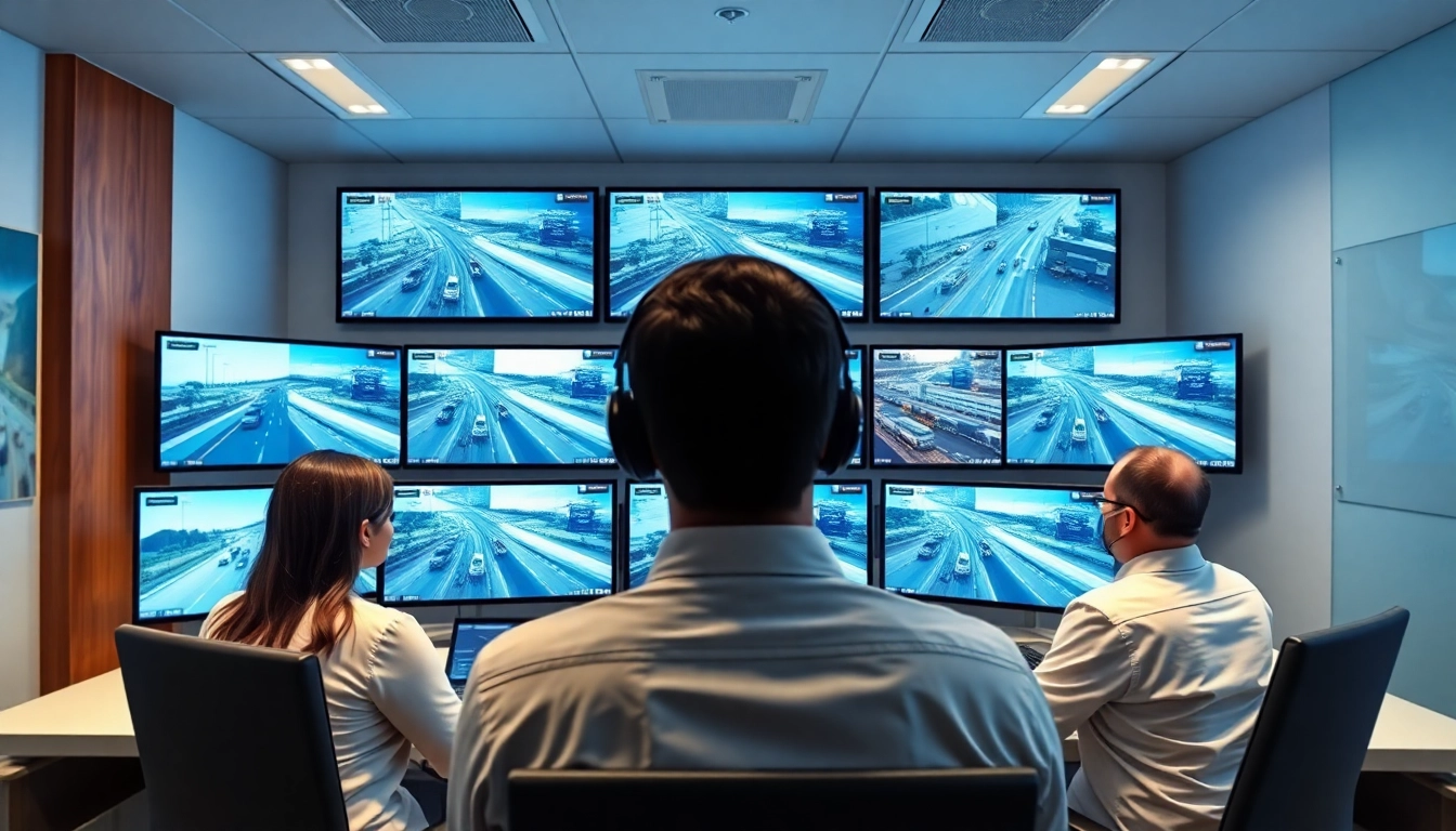 Stay updated with Los Cabos traffic updates through a modern control room showcasing live monitoring.