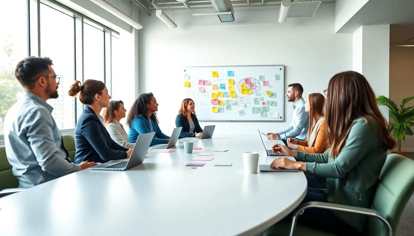 Collaborative team discussion at https://valuesfirst.com in a bright office environment.