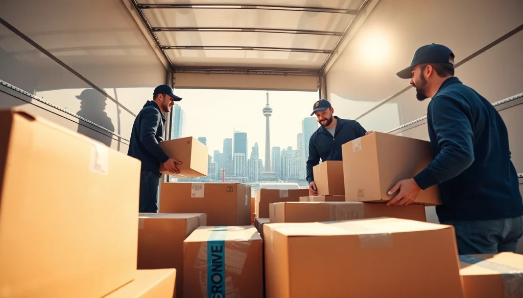 Experience reliable Toronto moving services with professional movers preparing for a seamless transition.