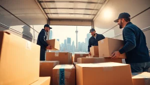 Experience reliable Toronto moving services with professional movers preparing for a seamless transition.