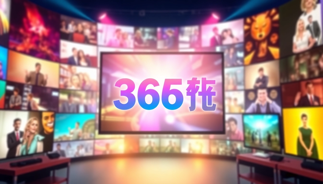 365티비주소와 함께 매력적인 방송 콘텐츠를 제공하는 디지털 스트리밍 화면의 이미지