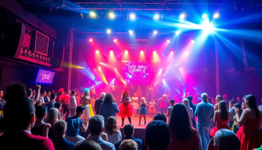 Engagement at https://tcspecialentertainment4u.com with vibrant performers on stage.