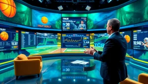 Engaging sports analysis scene showcasing live updates on sportsbytes.com.ph