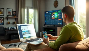 Experience the AF88 online betting platform in a vibrant gaming environment.