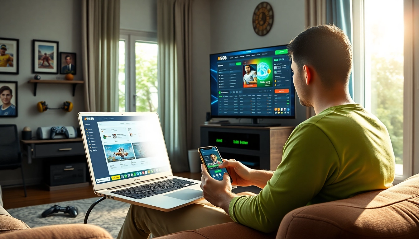 Experience the AF88 online betting platform in a vibrant gaming environment.