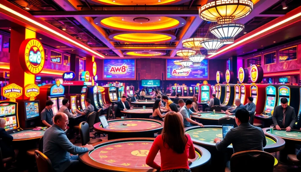 เข้าร่วมสนุกที่ Aw8 คาสิโนสด กับการเดิมพันที่เต็มไปด้วยความตื่นเต้น