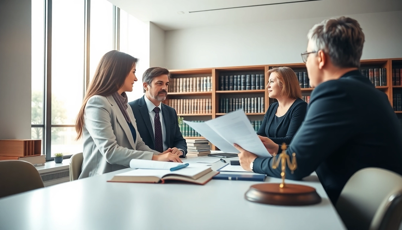 Consulting at https://www.miaoulislaw.com in a welcoming law office environment.