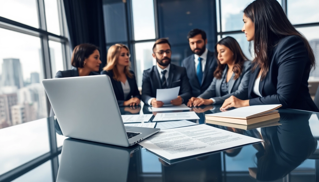 Engaging legal consultation at https://www.lalitlaw.com with diverse attorneys collaborating.