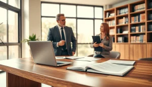 Enhance your legal presence with professional services from https://www.lawfirmswebsitedesign.com, showcasing a lawyer-client meeting.